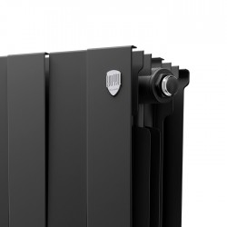 Дизайн-радиатор бимет. Royal Thermo PianoForte Noir Sable 500 x 100 - 12 секц.