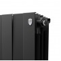 Дизайн-радиатор бимет. Royal Thermo PianoForte Noir Sable 500 x 100 - 12 секц.