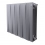 Дизайн-радиатор бимет. Royal Thermo PianoForte Silver Satin 500 x 100 - 10 секц.
