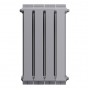Дизайн-радиатор бимет. Royal Thermo PianoForte Silver Satin 500 x 100 - 4 секц.