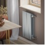 Дизайн-радиатор бимет. Royal Thermo PianoForte Silver Satin 500 x 100 - 4 секц.
