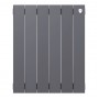 Дизайн-радиатор бимет. Royal Thermo PianoForte Silver Satin 500 x 100 - 6 секц.