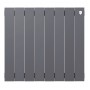 Дизайн-радиатор бимет. Royal Thermo PianoForte Silver Satin 500 x 100 - 8 секц.