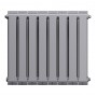 Дизайн-радиатор бимет. Royal Thermo PianoForte Silver Satin 500 x 100 - 8 секц.