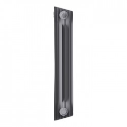 Дизайн-радиатор бимет. Royal Thermo PianoForte Silver Satin 500 x 100 - 4 секц.