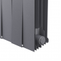 Дизайн-радиатор бимет. Royal Thermo PianoForte Silver Satin 500 x 100 - 4 секц.