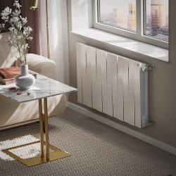 Дизайн-радиатор бимет. Royal Thermo PianoForte Bianco Traffico 500 x 100 - 12 секц.