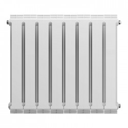 Дизайн-радиатор бимет. Royal Thermo PianoForte Bianco Traffico 500 x 100- 8 секц.
