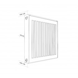Радиатор панельный Royal Thermo COMPACT C21-500-1500 RAL9016