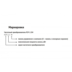 Частотный преобразователь FCP-2.2M